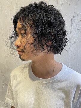 ボコカ(bococa) メンズボブ×スパイラルパーマ