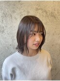 切りっぱなしボブ