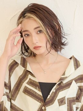 リトル ルル 梅田(little lulu) フェイスフレーミング耳掛け外ハネボブ