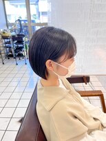 ヘアーアンドメイク サワ 上田本店(SAWA) 20代30代前下がりストレート大人ボブ