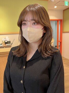 リタ(Lita) ★くびれミディアム/切りっぱなし/小顔/2wayバング★