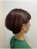 デザインカラーレディースショート◎30代40代50代60代