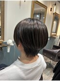 大人可愛いショートボブ
