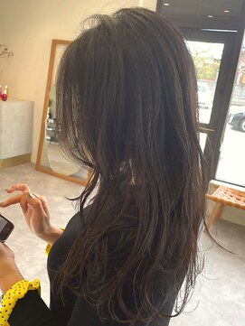 ピシェ ヘア デザイン(Piche hair design) セミロング/デジタルパーマ