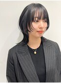 ミディアムレイヤーウルフ 【ウルフ/栄/矢場町/ペールトーン】
