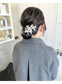 2次会お呼ばれヘアセット