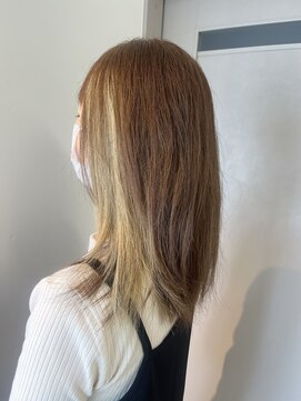 ケイカヘア(KEIKA Hair) イエローのフェイスフレーミング
