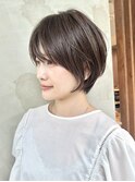 大人ショートボブ/ショートヘア/長めショート/30代40代50代