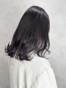 ルノン(LUNON) ラベンダーグレー/暗髪/ブリーチなし/透明感カラー