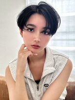 ラフィスヘアーアーチ 橋本店(La fith hair arch)&nbsp;【La fith】ハンサムショート×横顔美人×黒髪