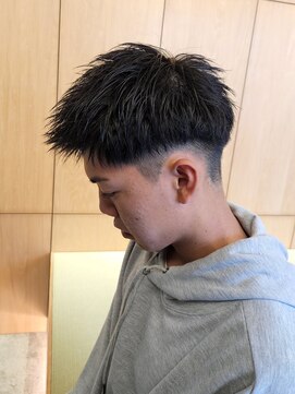 ニアウ 伊勢崎連取店(Niau) 刈り上げショートジェットモヒカンアップバング