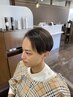 メンズカット＋ナチュラル縮毛矯正【癖毛のお悩みも一発解決】
