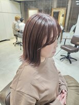 フラココ 荻窪店(hurakoko trico)&nbsp;30代/ココアベージュ/ピンクブラウン/外ハネボブ/小顔/荻窪