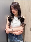 ラベンダーカラー×韓国ヘア
