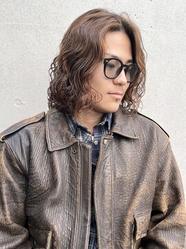 ビーチ(BEACH) メンズミディアムスパイラルパーマ