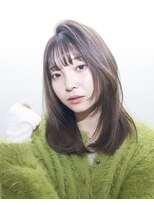 メノン(Menon) 大人レイヤースタイル　ストレートヘアー　韓国風