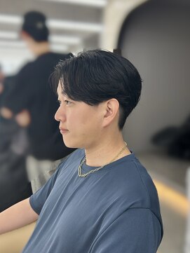 ロンドホットリップ 立川(Lond hot lip) men'sメンズ髪質改善縮毛矯正ブリーチなしブルーブラック/立川