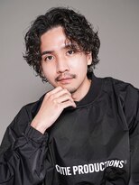 メンズヘアセンス 渋谷(MEN'S HAIR SENSE) フェザーパーマ/センターパート/ニュアンスパーマ/メンズ/眉毛