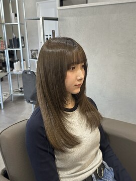 サロンドクオリア(Salon de Qualia) 顔周りレイヤー/オリーブベージュ/オリーブグレージ/R