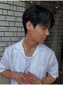 ダウンパーマでハンサムショート