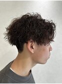 メンズカット×ツイストスパイラルパーマ