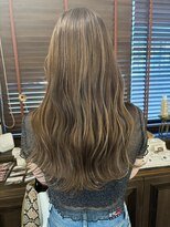 hairLux・浜松天王・三ヶ日・髪の赤オレンジを消すハイライト