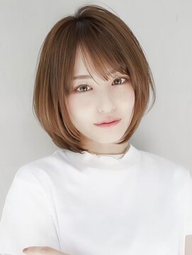 ギークス(GEEKS) 【GEEKS渋谷】小顔レイヤーボブ/ボブウルフ/ブリーチなし/冬ヘア