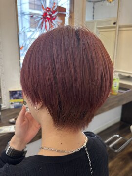 美髪ケア＊髪質改善＊ピンクブラウン＊