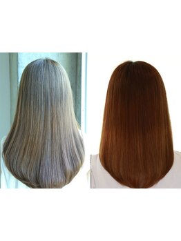 お悩み解決サロン☆髪質のお悩みに合わせて自然なストレートに仕上げます◎カラーの色持ちも抜群！