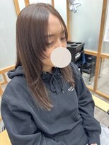 フレーム なんば店(FRAME)&nbsp;◯ステップカット　×   グレージュ