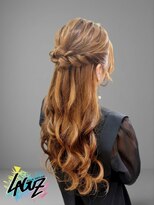 ラグズ 茅ヶ崎(LAGUZ) 【ヘアセット】 くるりん編みハーフアップ 【ゆる巻きロング】