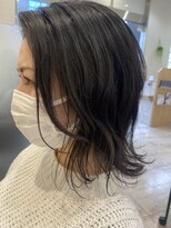 ファースト 長町店(first)&nbsp;【暗髪×軽やか髪】抜け感のあるヘアと暗髪カラーで柔らかく動く