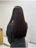 韓国顔まわりレイヤーカットグレージュオリーブベージュブラウン