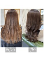 アースエレガンス 田町店(EARTH Elegance)&nbsp;グレージュ×レイヤーカット
