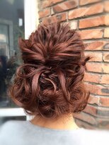 フェリシータ 緑地公園店(felicita) 結婚式&パーティー♪ハイトーンにも似合う編み込みルーズアップ