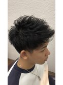ジェットモヒカン【ツーブロック×ショートレイヤー】