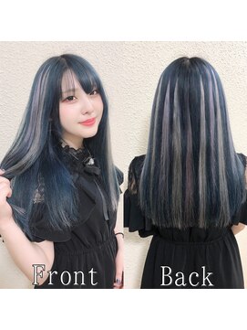 あるじゃんすー 梅田店 ラベンダー×シルバー#シールエクステ#スイートAライン#梅田