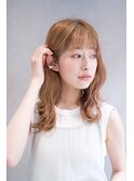 Liberte銀座 大人可愛いセミロング×透明感ベージュ