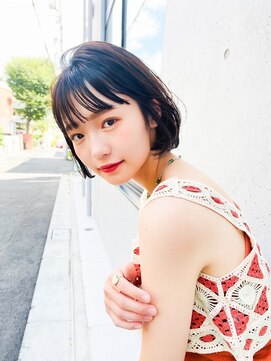 エース (ACE) ACE横浜 ダークブラウン×ゆるふわショート