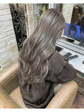 シャル オカチマチ 上野御徒町(shalu) ブリーチ　ナチュラルグレージュ