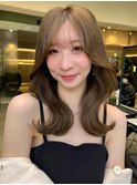 くびれカール/シアーカラー/レイヤーカット 韓国 顔周り [仙台]