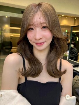 ロンドシェリ 仙台(Lond Cheri) くびれカール/シアーカラー/レイヤーカット 韓国 顔周り [仙台]