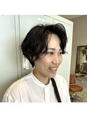 @ハンサムショートパーマ