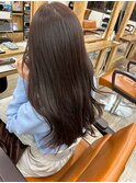 ナチュラルピンクブラウン こなれ巻き ヘアセット