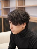 新潟メンズパーマ　新潟波巻き　新潟波巻きスパイラル