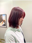 【Neelu_scuro_conoka】ブリーチなしWカラーチェリーレッド