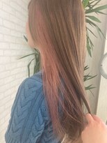 ビス ヘア アンド ビューティー 西新井店(Vis Hair＆Beauty) 20代30代大人可愛い透明感ピンクイヤリングカラー大人ボブ