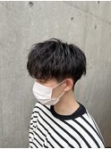 ナチュラルメンズマッシュ黒髪学生オススメ
