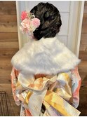 振袖×ヘアアレンジ