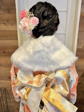 ザブックハンドサロン(The book hand salon) 振袖×ヘアアレンジ